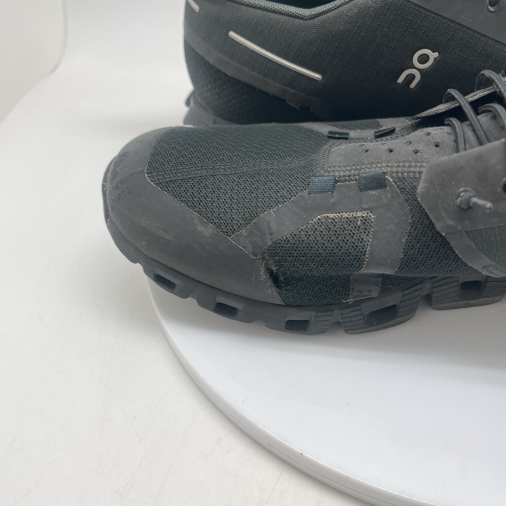 On Cloud 5 Sneakers Womens 10.5 19.99986 Black Waterproof Running Gym Shoes - Picture 10 of 13